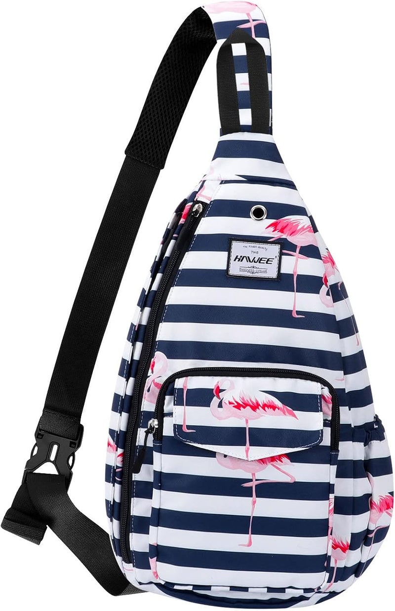 HAWEE Backpack Sling for Women Anti-Water Crossbody Bag Inclined Adjustable Pack | Casual, Adjustable Strap, Water Repellent, for Travel/Sport - Image 1